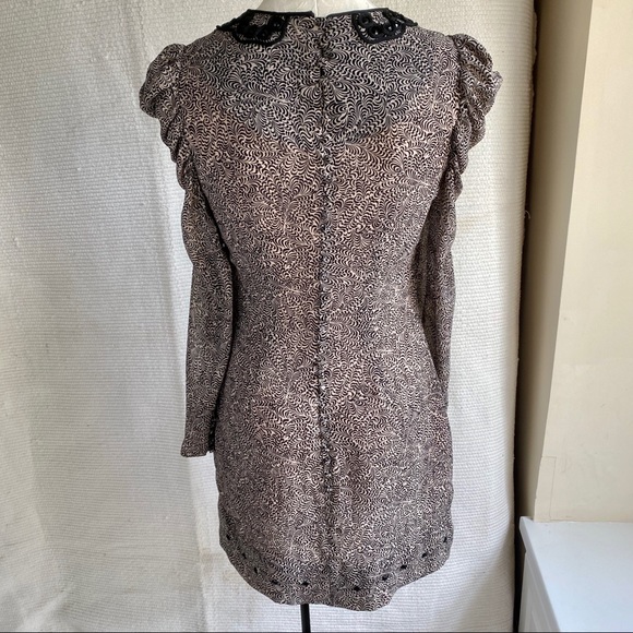 French Connection 4 6 Swirl Print Button Dress - Picture 5 of 8